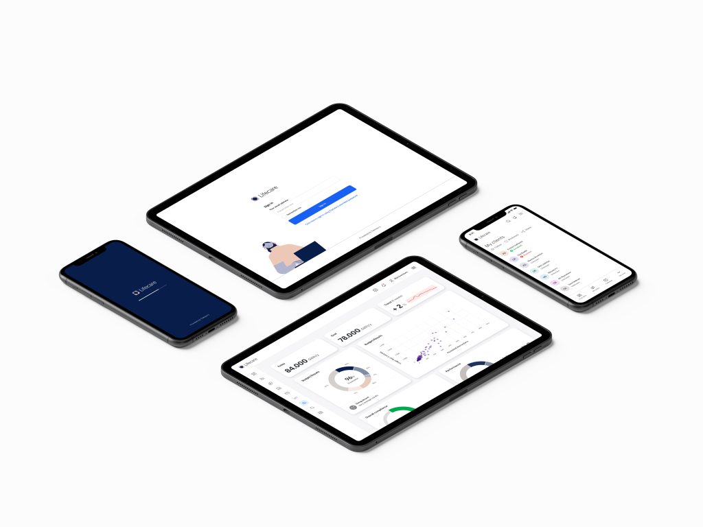 Lifecare iPhone 11 Pro Max and iPad Pro Mockup